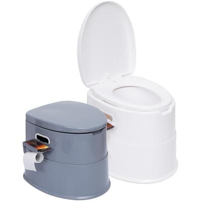 China Hot Selling Portable Concealed Tank Plastic Mobile Toilet For The Elderly And Pregnant Women for sale