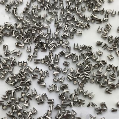 China Fashion Eco-friendly Metal Four Claw Decorative Round Stud For Shoe, Clothing, Belt And Bag for sale