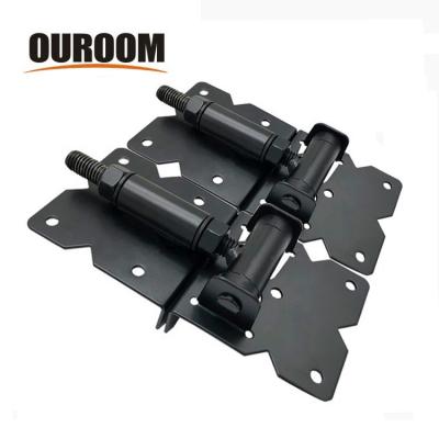 China Modern Home Field Farmhouse Stainless Steel Fence Black PVC Door Hinge for sale