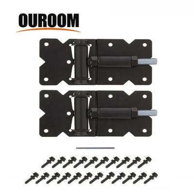 China OEM Modern Farmhouse Gate Heavy Duty Stainless Steel PVC Vinyl Fence Hinge Self Closing Hinge for sale