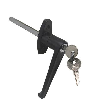 China China Manufacturer Easy Install Black Garden Shed Door Handle Cast Zinc Alloy Lock Kits for sale