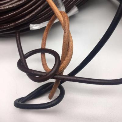 China Accessories 2mm Thickness Leather Rope Wholesale for sale