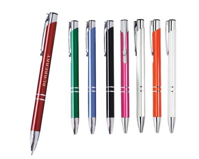 China office & Promotional School Pen Ballpoint Pen Aluminum Metal Advertising Ballpoint Pen Customized Custom Logo for sale