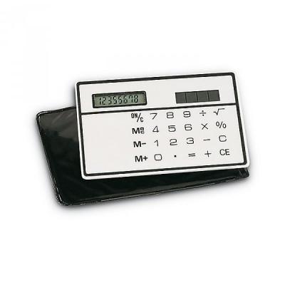 China Solar Power Universal Purpose Promotional Dinner Calculator Bank Card Size Slim Calculator Mini Pocket Calculator for sale