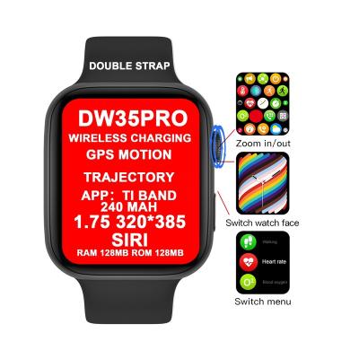 China Amazon touch screen 1.75 inch touch screen sports smartwatch DW35 m26 d20 t500 fk99 plus dw35 pro smart watch for iphone IOS android phone for sale