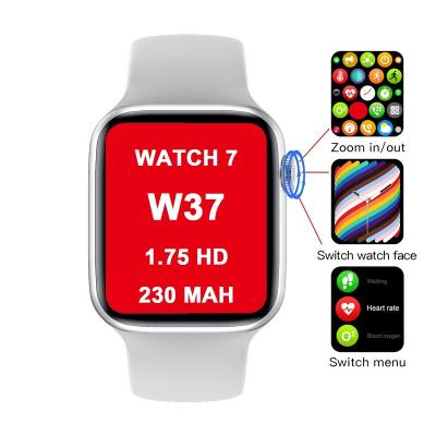 China 2021 new touch screen watch 7 smartwatch serie 7 support color customize face w37 w26 w26plus watch t500 fk99 plus w37 smart watch 6 series for sale