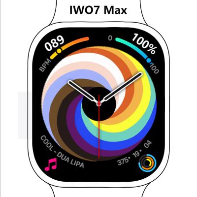 China Hot Selling Smart Watch IWO7 IW07 1.82inch IP68 Series 7 Touch Screen Max IWO7Max New Full Smartwatch for sale