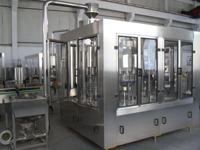 China Máquina da lavagem de garrafa/equipamento tampando de enchimento plásticos enchimento de gravidade para o álcool, soja à venda