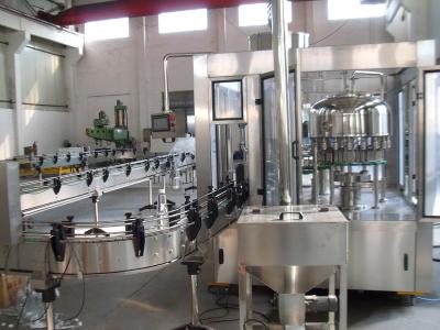 China Full Automatic Beverage Filling Plant , Liquid Filling Production Line with PLC Control for sale