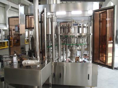 China Rotary Carbonated Drink Filling Machine / Automated Co2 gas Drink Filling Plant for Sprite or Cola for sale