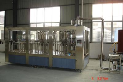 China Automatic Juice Pulp Balanced Pressure Filling Machinery with Mitsubishi / Siemens PLC Controller for sale