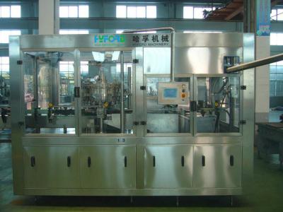 China Automatic Round Aerosol Liquid Filling Machine , Soda Beverage Hot Filling Equipment for sale