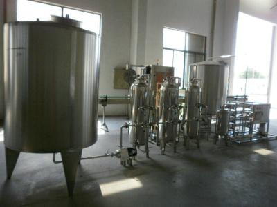 China Pure Water Treatment Line / Water Filtration System By Ion Exchange or RO for sale