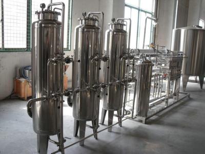 China Umkehr-Osmose gereinigte Trinkwasser-Behandlungs-Ausrüstung mit Edelstahl-Material zu verkaufen