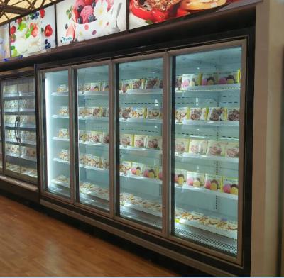 China DDW3020F3 Commercial Glass Fridge Display Single-temperature Door Freezer For Store for sale