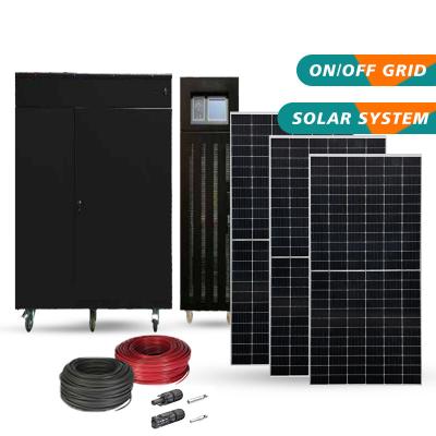 China Home Times Power Three Phase Photovoltaic Charging Emergency Power Supply 12KW 50KW Off Grid And On Grid Solar Power System for sale