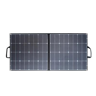 China Times Power 100w Folding Solar Panel 18V Portable Outdoor Power PV Solar Charging Panel 125mmx125mm for sale