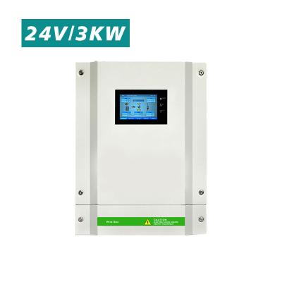 China Times Power OEM Solar Inverter 24V/3KW Support Wifi And Parallel Household Sine Wave Solar Inverter All-in-one Inverter 53.5*40.5*21.5CM for sale