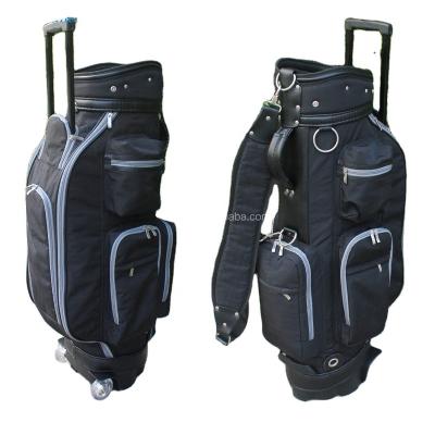 China OEM Nylon Golf Bag With Wheels Golf Cart Bag Carry Golf Bag for sale