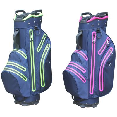 China Wholesale Golf Bag Logo Bag New Style Golf Bag Nylon Custom Waterproof Luxury Cart Bag With 14 Dividers for sale