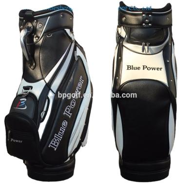 China PU 10 Inch Golf Staff Bag Golf Caddy Bag for sale