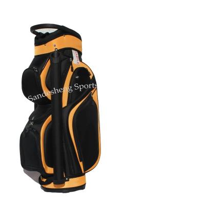 China Nylon waterproof golf bag with shoe compartment for sale