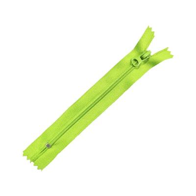 China Best Price Nickel Free 3# Nylon Narrow End Zipper With Thumb Puller For Pocket for sale