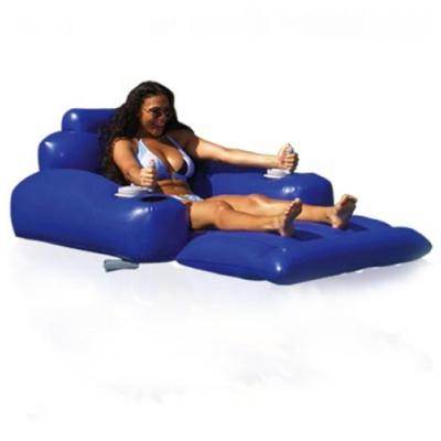 China Pool Customized Motorized Inflatable Water Pool Float Lounger For Adults And Kids for sale