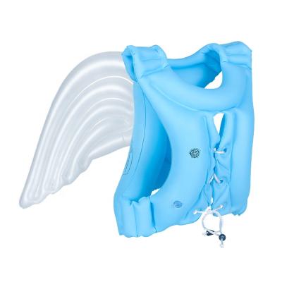 China Pool Vacation Dress Up Angel Wings Decoration Inflatable Costume for sale