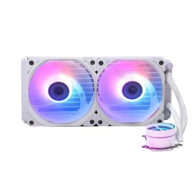 China CPU / Computer Case CPU Temperature Display Cooling 240mm Integrated Water Cooling CPU Liquid Cooler For PC Case Intel AMD for sale