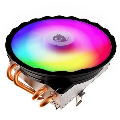 China Computer Case CPU Cooler 4 Heat Pipe Tower RGB Computer Heatsink Quiet Intel LGA 1700 Cooling Fan 1200 115X AMD AM4 CPU Fan for sale