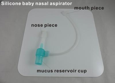 China Silicone material baby nasal aspirator for sale