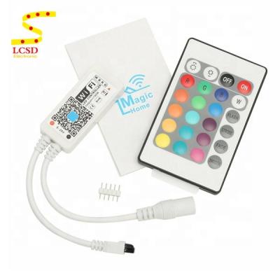 China WiFi Control DC5-24V IR WIFI LED RGBW Wireless Remote Controller For LED Strip RGBW RGBWW IOS/Android for sale