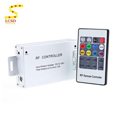 China Wireless Control RGB LED Strip Light Controller 20Keys RGB LED Strip Lighting for sale