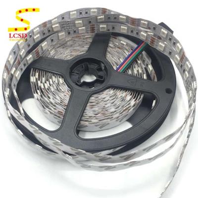 China Theme Park 12v 5050 RGB Non Waterproof Flexible Color Changing Led Light Strip for sale