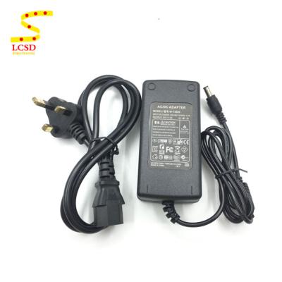 China UK Plug In 3 Pin DC 12V 5A 60W Laptop Power Adapter For Led Light Strip LC-12V5A-UK for sale