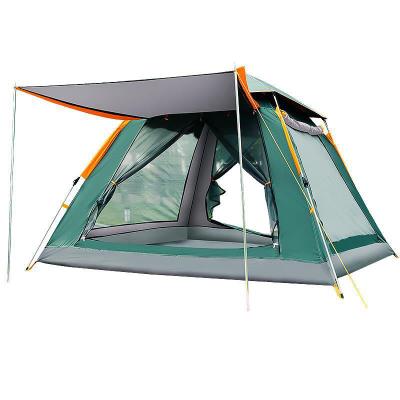 China Camouflage/Field Game Waterproof Outdoor Cheap Tent Blue/Dark Green/Creamy-white Portable 4 Person Beath Shade Pop Up Tent for sale