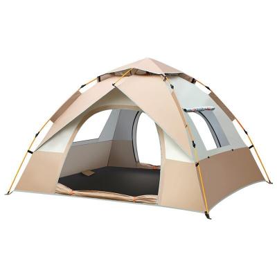 China Camouflage/Field Game Factory Wholesale Popular Tent Waterproof Camping Double Layer 4 Person Automatic Bounce Tents for sale