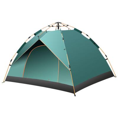 China Camouflage/Field Game Large Size Family Traveling Tents Customized Color Double Layers Hydraulic Spring Pole Automatic Pop Up Tent For Camping for sale