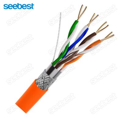 China SEEBEST 24awg 305m 4 Pair Indoor Internet Cable SFTP Communication Network Boxes Lan Cable Wire Price Per Meter BD-489 for sale