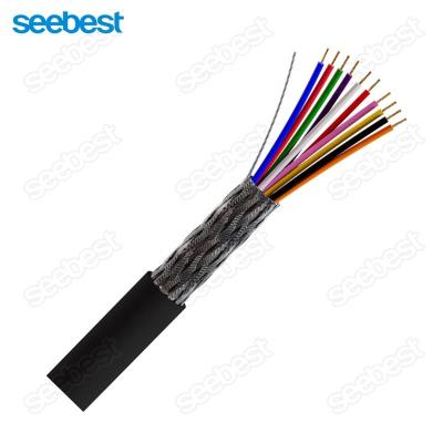 China WIRING A.W.G. copper signal Seebest AWM cable 32 cable 2 3 4 5 6 7 8 10 soft core wire awm2464 electronic audio cable for sale