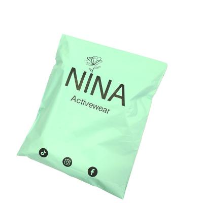 China Strong poly adhesive custom logo printed matte mailing plastic mailing bag custom logo waterproof bag for package for sale