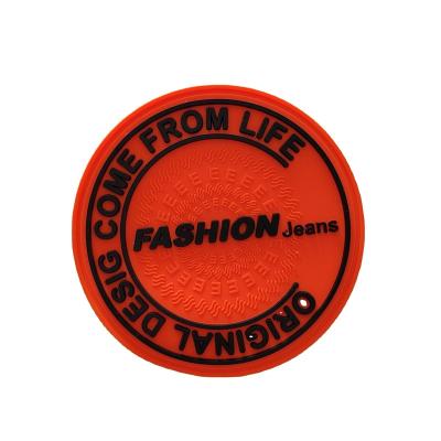 China Wholesale Custom Soft 3D PVC 3D Label Patch , Silicone Rubber Label For Garment for sale