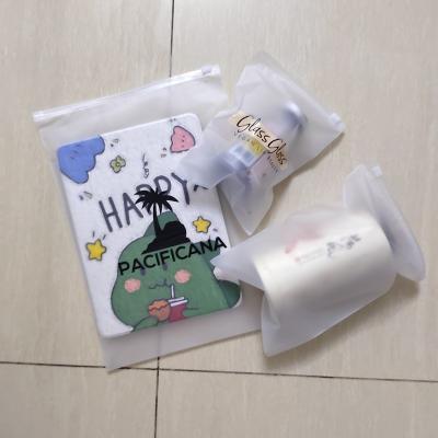 China Recyclable Wholesale Plastic Zipper Zip Lock Package Bags Slide Zip Lock Bag For Custom Clothes Garment Bags With Logo for sale