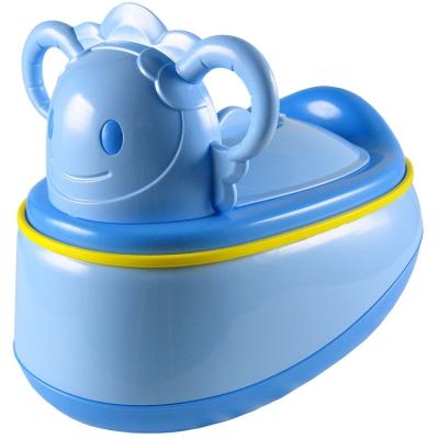 China Baby Plastic Portable Multifunctional Potty Cute Shape Slip No 3 In 1 Potty Chair for sale