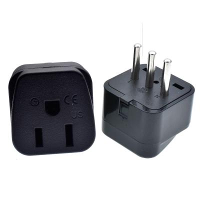 China US 3 Pin Italian Travel Plug Type N Italy Plug Converter Residential / General Purpose Plug for sale