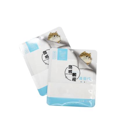 China Food Customized 3 Side Seal Clear Plastic Smell Proof Bags for sale