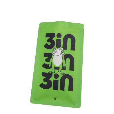 China Printing Green Mask Vacuum Bags Food Customized Plastic Biodegradable Pouch for sale