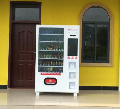 China Hotel Subway Station Mall Self-Service Water Snack Drinks Commercial Mix Drink Vending Machine Custom Made for sale