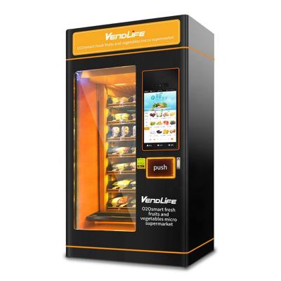 China Hotel Subway Station Shopping Mall Functional Automatic Natural Fresh Fruit and Vegetable Vendlife Vending Machine for sale